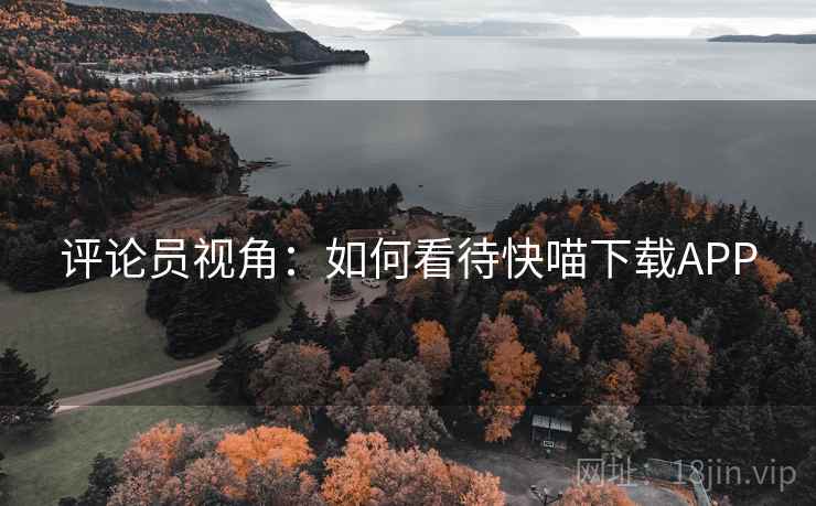 评论员视角:如何看待快喵下载APP 评论员视角:如何看待快喵下载APP